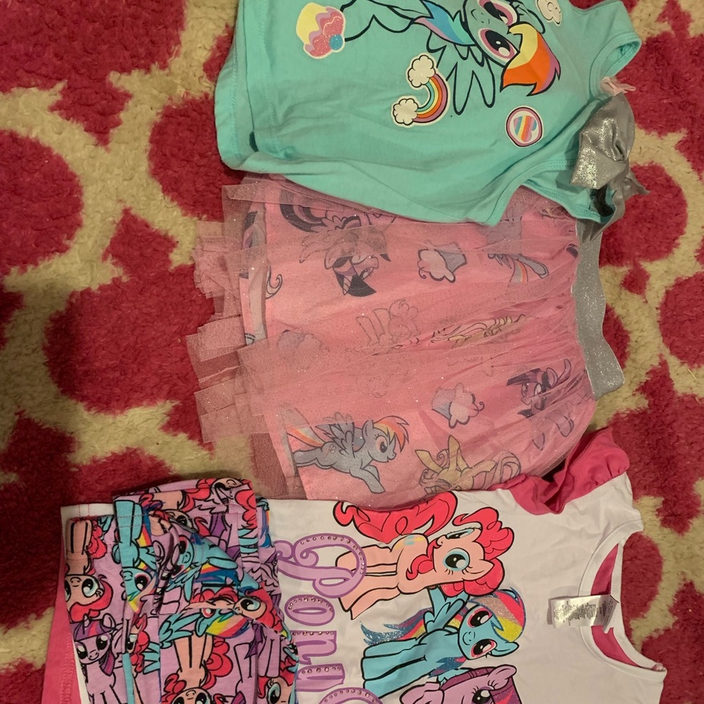 My little pony MLP clothing lot size 6